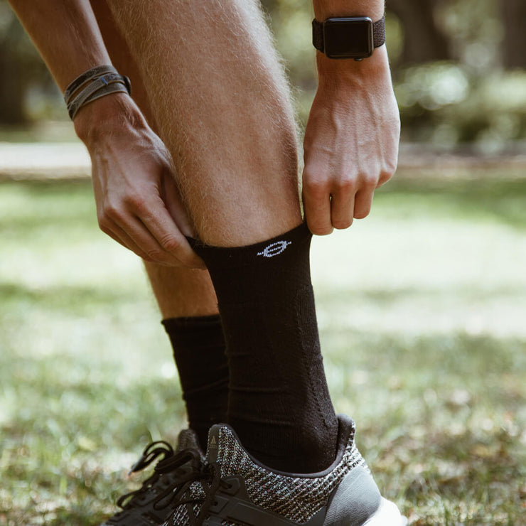 Performance Compression Socks Black - Lasso® - Athletic and Sports Performance Compression Socks